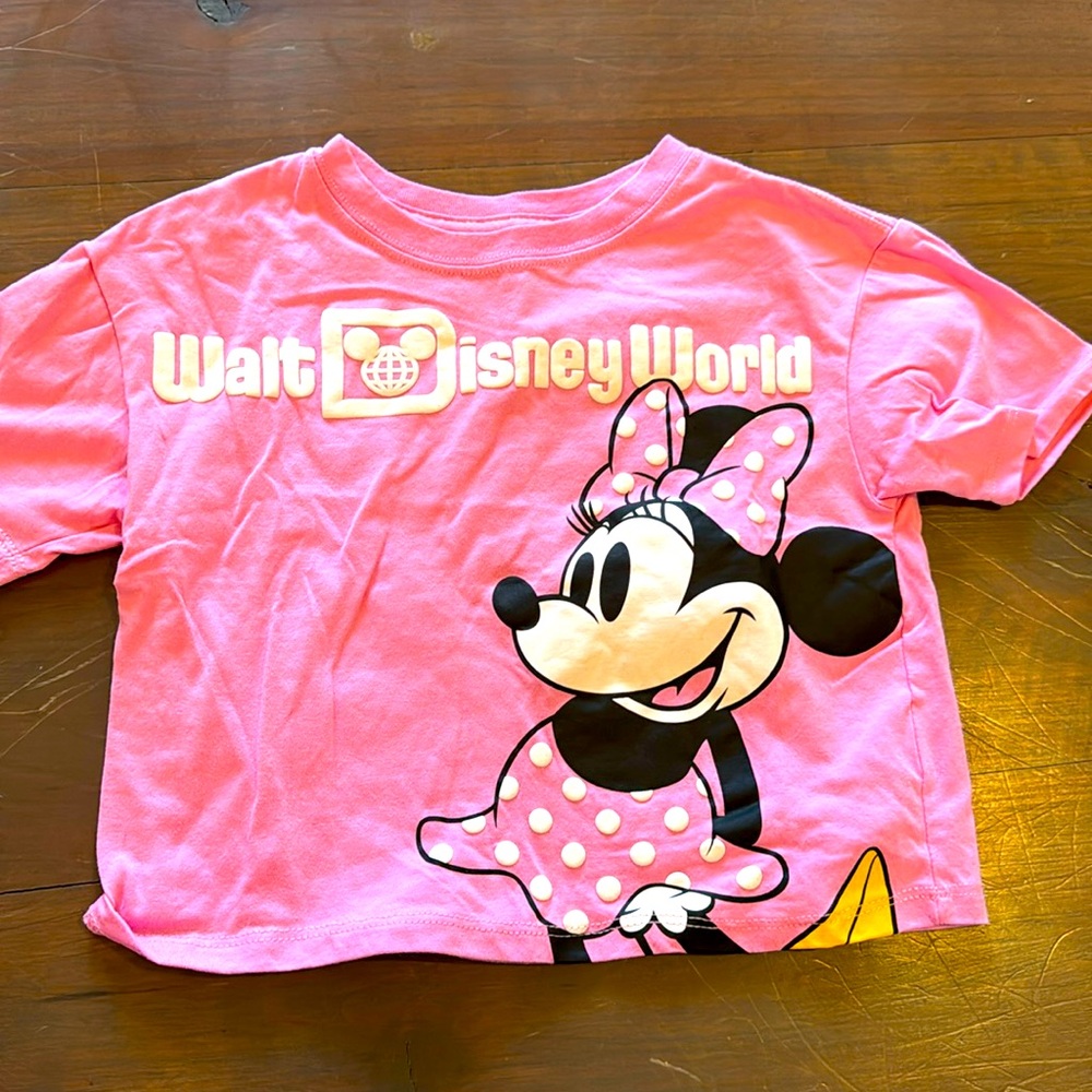Disney Parks WDW Minnie crop tee (s)